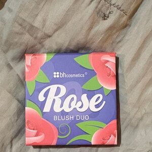 BH Cosmetics Rose Blush Duo with Pink and Green Floral Design